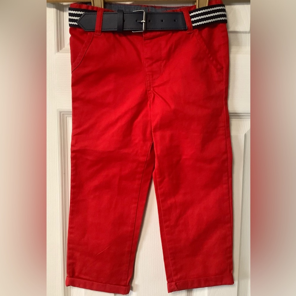 Red pants never worn